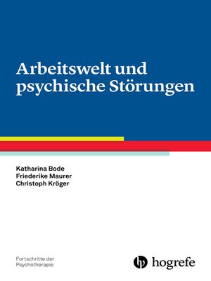 cover image of Arbeitswelt und psychische Störungen